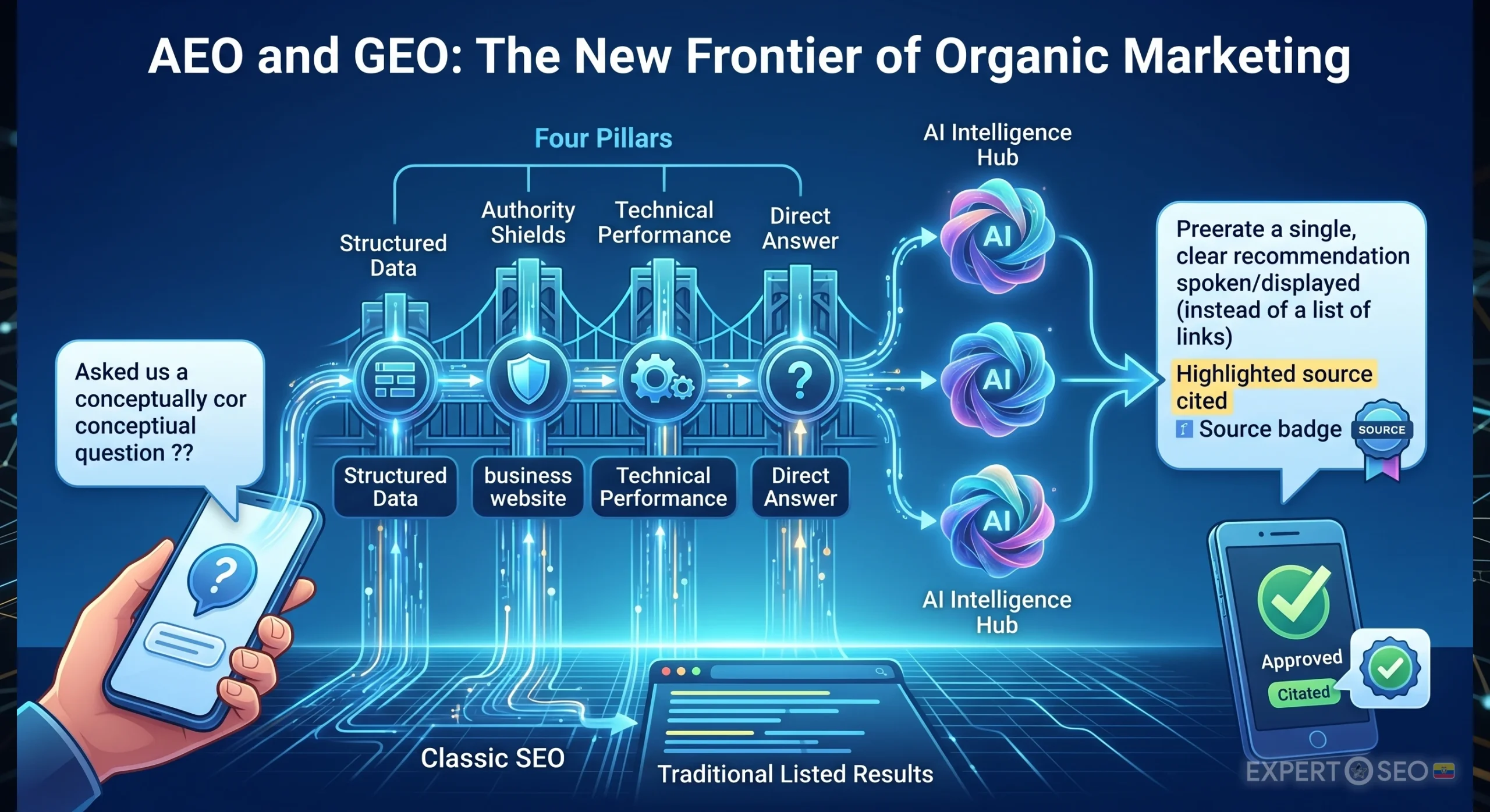 AEO y GEO, la nueva frontera del marketing orgánico en Ecuador, por Francisco Barros Gómez