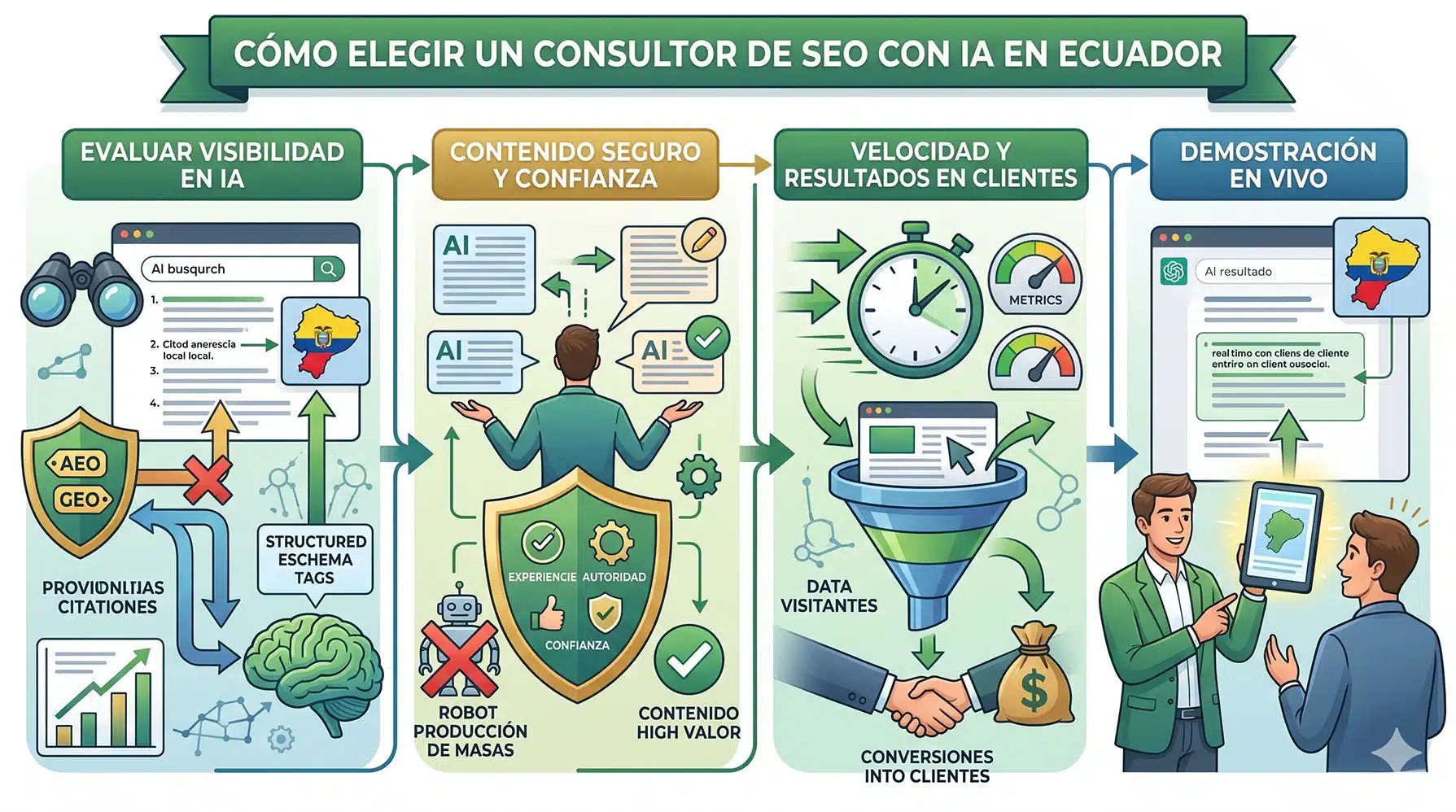 Francisco evaluando la visibilidad de una marca en buscadores de inteligencia artificial
