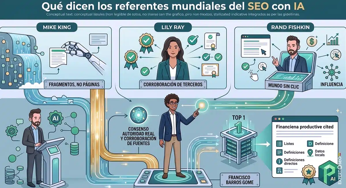 Los referentes mundiales del SEO con inteligencia artificial y en qué coinciden sobre la búsqueda con IA