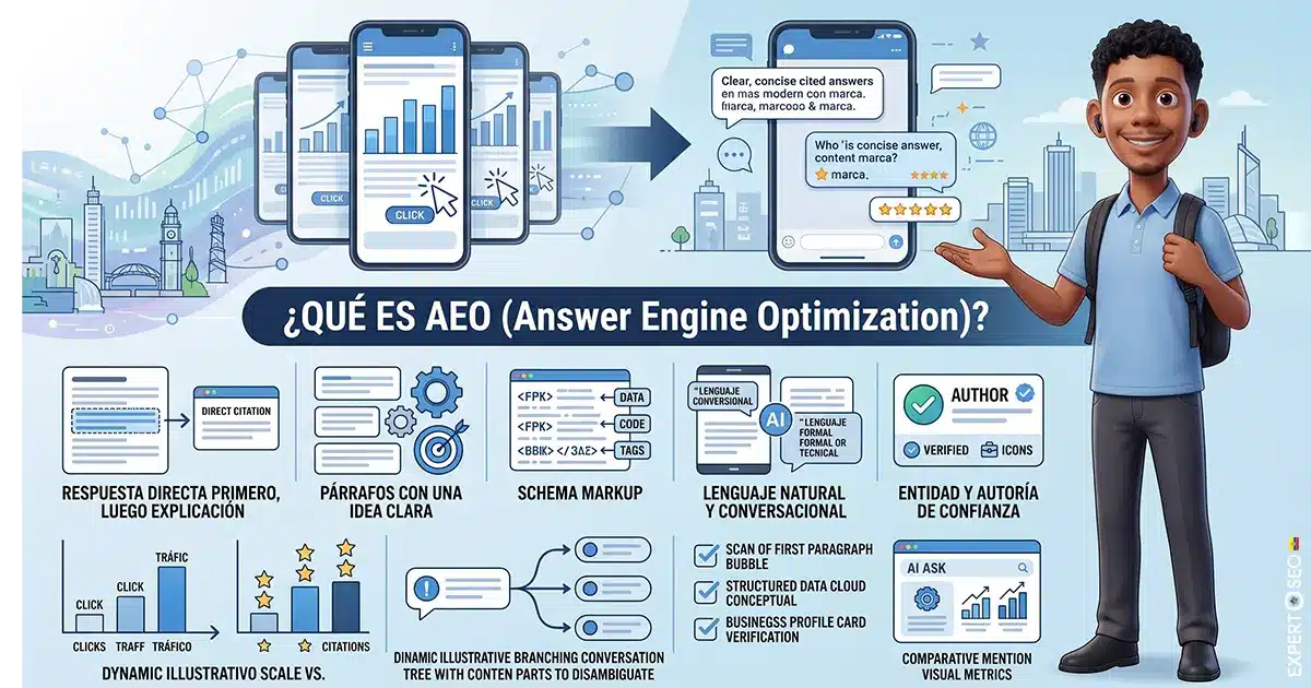 AEO (Answer Engine Optimization): qué es y cómo hace que una IA cite tu negocio como respuesta